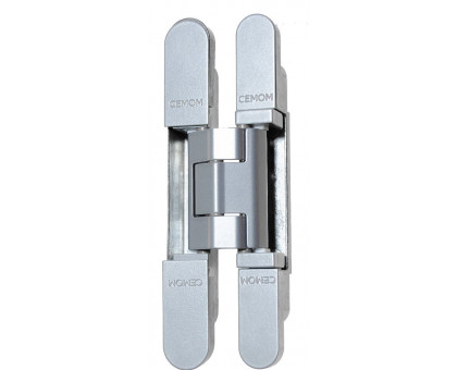 Дверная петля CEMOM ESTETIC 1821/A скрытая 3D 8060 матовый хром