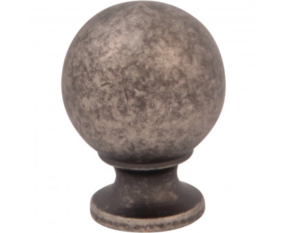 Мебельная ручка Melodia 803 Античное серебро DAS BALL D30 mm