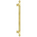 Ручка дверная скоба Extreza "IMPERO" 600, межосевое 470 мм, полированная латунь F01
