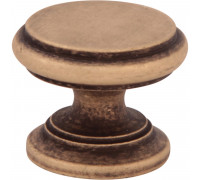 Мебельная ручка Melodia 804 Старинная латунь VG FLAT CAP D32 mm
