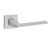 Дверная ручка на розетке FIMET 1352/204 PURA F05, матовый хром