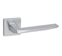 Дверная ручка на розетке FIMET 1351/204 PRISMA F05, матовый хром