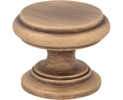 Мебельная ручка Melodia 804 Матовая бронза MAB FLAT CAP D32 mm