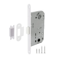 Защелка врезная Fuaro (Фуаро) PLASTIC P96WC-50 WH-19 белый
