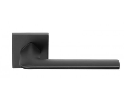Дверная ручка ARCHIE SILLUR SEGURO M.BLACK (Чёрный матовый, антибактериальное покрытие)