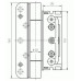 Петля BAKA Protect 4060 3D FD до 160 кг SIMONSWERK ( 3 шт. в компл) цинк