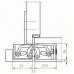 Петля скрытая TECTUS TE 527 3D до 120 кг SIMONSWERK (F2/окраш.SW125) никель матовый