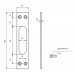 Ответная планка Apecs BP-5700-CR хром