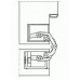 Петля скрытая TECTUS TE 527 3D до 120 кг SIMONSWERK (F2/окраш.SW125) никель матовый