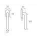 Ручка оконная Fratelli Cattini "MARANI" FW 7-BS матовая латунь