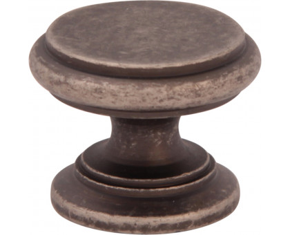 Мебельная ручка Melodia 804 Античное серебро DAS FLAT CAP D32 mm