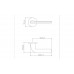 Ручка ADDEN BAU DOVE S-484 GRAPHITE цвет ГРАФИТ