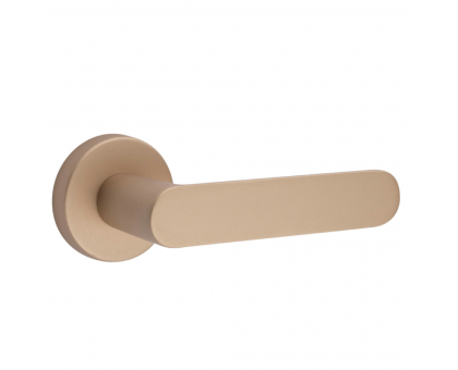 Дверная ручка на розетке Shape 1320/232 F02O Fimet матовая латунь