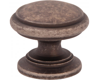 Мебельная ручка Melodia 805 Античное серебро DAS ROUND CAP D32 mm