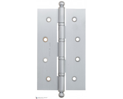 Дверная петля универсальная с круглым колпачком Fratelli Cattini CR152 152x90x3 CS матовый хром