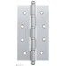 Дверная петля универсальная с круглым колпачком Fratelli Cattini CR152 152x90x3 CS матовый хром