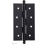 Дверная петля универсальная с круглым колпачком Fratelli Cattini CR152 152x90x3 NM матовый черный