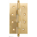Дверная петля универсальная с круглым колпачком Fratelli Cattini CR152 152x90x3 OLV пол. латунь