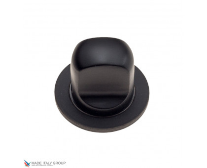 Фиксатор поворотный на MINI круглом основании Fratelli Cattini WC-1 2FS-NM матовый черный