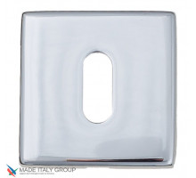 Накладка под ключ буратино на квадр. основании Fratelli Cattini KEY 8FS-CR полированный хром 2 шт.
