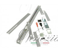 Трэк для рото механизма Ergon, комплект для двери LP=44/64 Silver T.E.