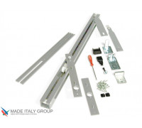 Трэк для рото механизма Ergon, комплект для двери LP=96/116 Silver T.E.