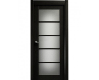 Межкомнатная дверь Status Optima 122 Дуб черный