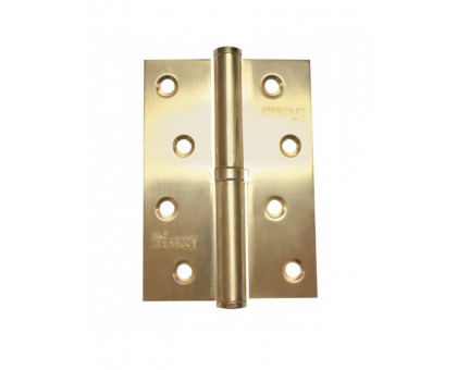 Петля разъемная правая Adden Bau 100X70X3 RIGHT SATIN GOLD Матовое золото; без короны