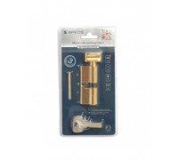 Цилиндровый механизм Apecs SC-M70-Z-C-G-Blister золото