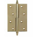 Дверные петли Archie A010-D 100X70X3-2U L матовое золото (разъемная левая) с короной