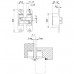Петля скрытой установки Armadillo с 3D-регулировкой Architect 3D-ACH 40 SC Матовый хром прав. 40 кг