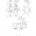 Петля скрытой установки Armadillo с 3D-регулировкой Architect 3D-ACH 60 SN Матовый никель лев. 60 кг