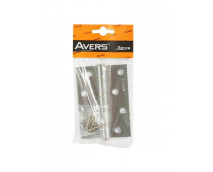 Петля универс. Avers 100*70*2,5-B4-CR-Header хром