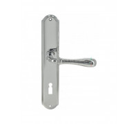Дверная ручка Extreza "CARRERA" (Каррера) 321 на планке PL01 KEY полированный хром F04