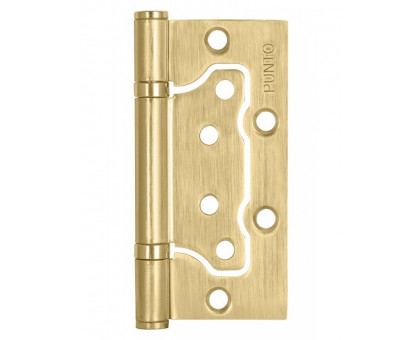 Петля универсальная без врезки Punto 200-2B 100x2,5 SB (мат. золото)