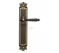 Дверная ручка Venezia "PELLESTRINA" на планке PL97 темная бронза