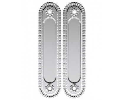 Ручка для раздвижных дверей ARMADILLO SH010/CL SILVER-925 Серебро 925