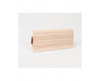 Пластиковый плинтус Korner (Кёрнер) Wood Collection с кабель-каналом 58х21х2500 Ясень Сибирский