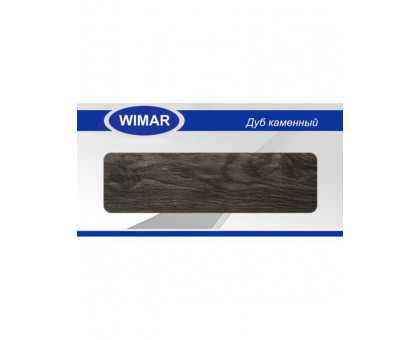 Плинтус Вимар - Wimar, с кабель каналом, 823 Дуб каменный, 86мм.