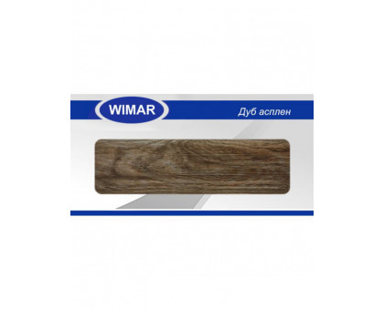 Плинтус Вимар - Wimar, с кабель каналом, 820 Дуб асплен, 86мм.