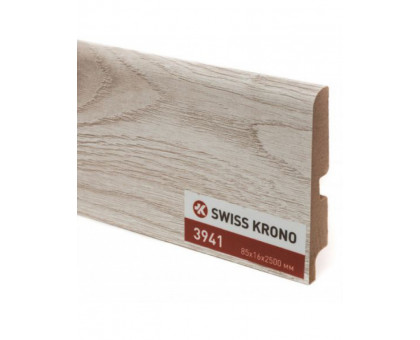 Плинтус МДФ ламинированный Kronopol P85 3941, Versailles Elm, 2500х85х16мм, 9шт/уп