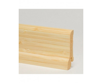 Плинтус шпонированный Burkle  60x22x2500 Бамбук светлый