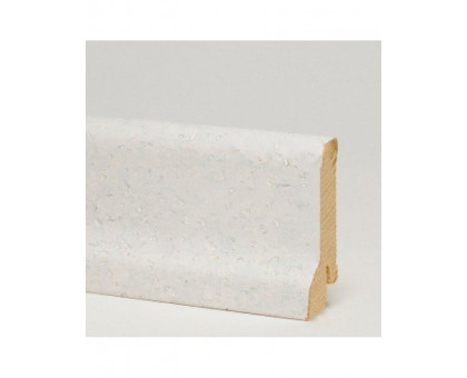 Плинтус шпонированный Burkle 60x22x2500 Пробка белая
